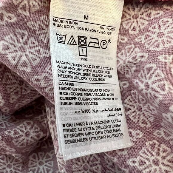 NWOT OLD NAVY Printed Lightweight Casual Loose Fit Tank Top M - Picture 8 of 8